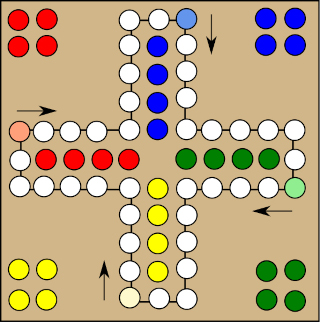 "Mensch ärgere dich nicht" Spielbrett